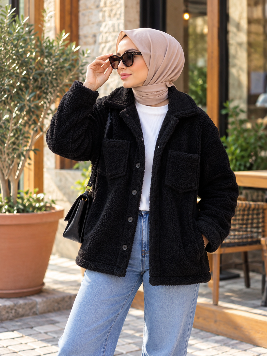 Siyah Oversize PELUŞ